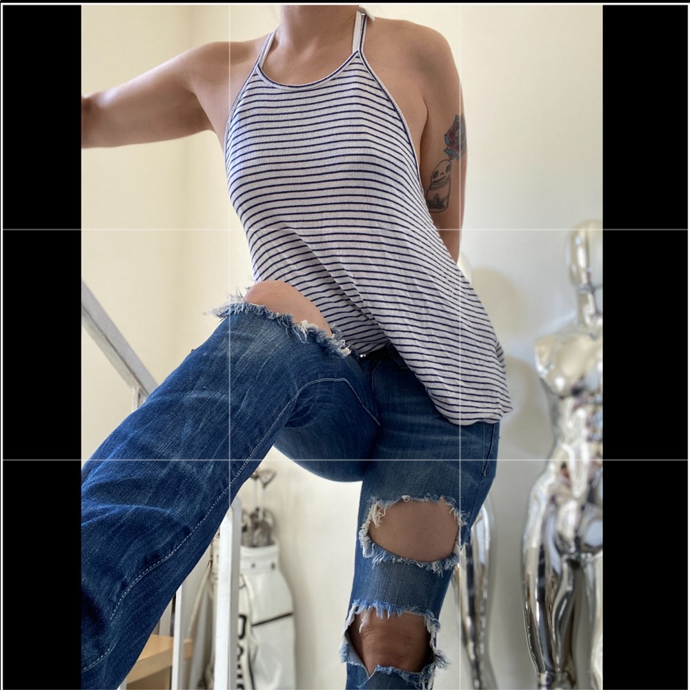 👖 Jeans Low waisted Ripped Bling - Picture 8 of 14